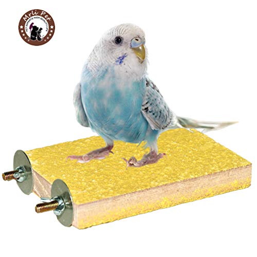 Colorful Bird Perch Stand Platform Natural Wood Playground Paw Grinding Clean for Pet Parrot Budgies Parakeet Cockatiels Conure Lovebirds