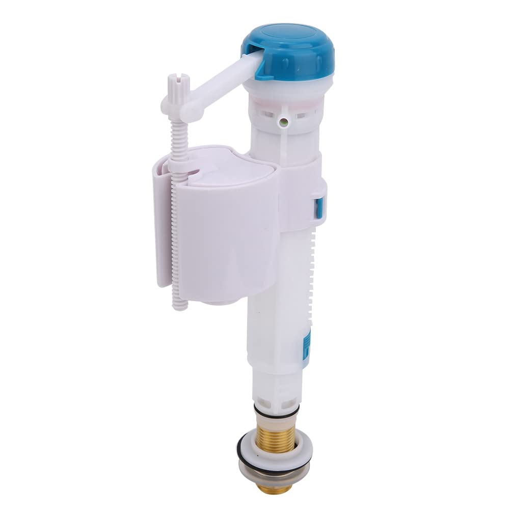 Photo 1 of Garosa Toilet Fill Valve Push Button Fill Valve Double Flush Cistern Syphon G1/2 Bathroom Toilet Flush Valves (4 points copper pipe inlet valve)