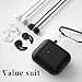 2019 OULUOQI for Airpods Case, 360°Protective Shockproof for Airpods Case Cover Compatible with Apple Airpods 2 &1 (Front LED Visible)