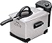 T-fal FR1014 3.3-Liter Easy Pro Enamel Deep Fryer, 2.2-Pound, Silver