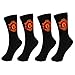 Manchester United Football Club Official Soccer Gift 2 PAIR Pack of Mens Socks