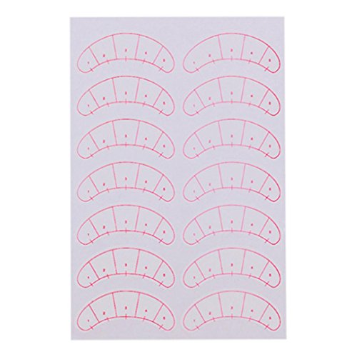 Alonea 140 Pcs Eyelash Extension Fabrics Pads Stickers Patches Adhesive Tape Tool (White)