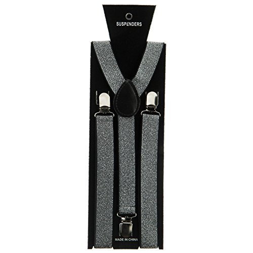 Sparkle Suspenders - Silver OSFM