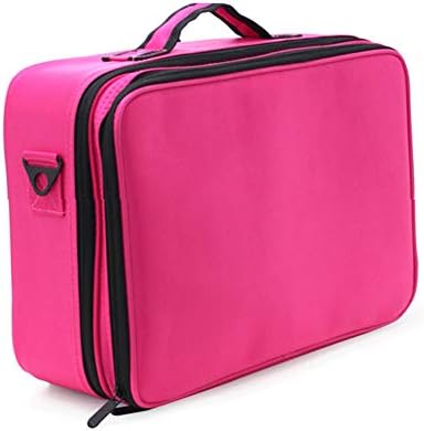 Professional Portable Cosmetic Bag Large Capacity Multi-function Large Simple Cosmetic Case Makeup Artist Dedicated,Pink
