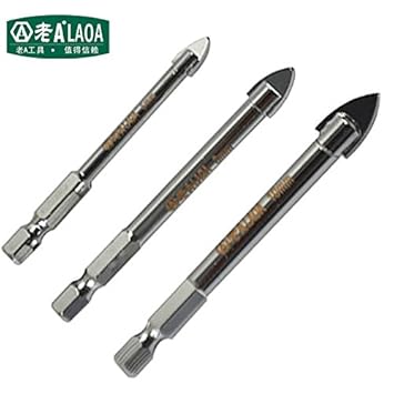 Generic Russian Federation : 3PCS Industrial Grade Ceramic Drill Bit 6/8/10mm Set Match Electric Drills Drilling Glass Ceramic Granite Other Rigid Material