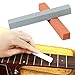 Guitar Luthier Tool Kit Including 1Piece Guitar Fret Crowning Luthier File, 1Piece Stainless Steel Fret Rocker, 2 Pcs Fingerboard Guards Protectors and 2 Pcs Grinding Stone for Guitar