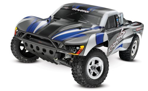 Traxxas 1/10 Slash 2WD RTR with 2.4GHz Radio (No Battery), Blue/Silver