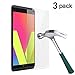TANTEK [3-Pack Screen Protector for LG V20,Tempered Glass Film,Ultra Clear,Anti Scratch,Bubble Free,Case Friendly
