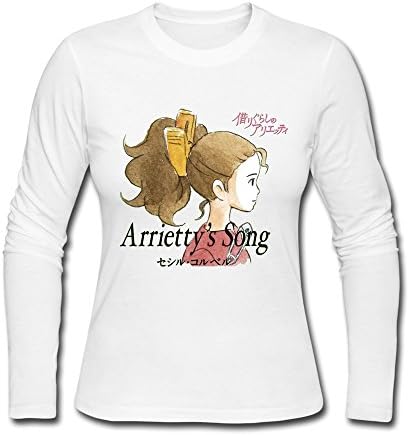 The Borrower Arrietty T Shirts For Woman O-Neck M White