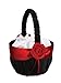 Hortense B. Hewitt Wedding Accessories Midnight Rose Flower Basket, 8-Inch Tall