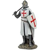 Pacific Giftware Crusader Knight in Full Shield and Sword Armor Collectible Figurine 11.5 Inch Tall