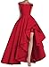 Off Shoulder Prom Dresses Long High Low Formal Gowns for Women Wedding Evening Dress