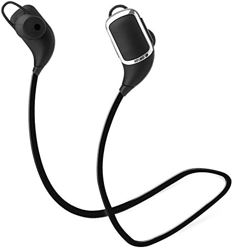 Innovolve Sports Stereo Earphones, Sweatproof headphones with Built-in Mic for iPhone,Samsung Galaxy and and Other Bluetooth Smart Cell phones/Devices (Black)