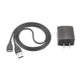 Doestyle 3FT/1M Replacement USB Charger Charging Cable Cord for Fitbit Surge Wireless Wristband Bracelet, Black Cable with Plug