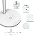 Wireless Charging with Headphone Stand New Bee Sturdy 2-in-1 Headset Holder & Wireless Charger Pad for iPhone 8/8 Plus/X Samsung S8/S8 PlusS7/S7 Edge/S6/S6 Edge with LED Indicator (White)