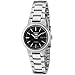 Seiko Women's SYME43 Seiko 5 Automatic Black Dial Stainless Steel Watch