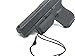 Trigger Sheath Trigger Guard Holster Black with Paracord - Minimalist Pocket Safety Trigger Cover - for Glock, Ruger, Smith and Wesson, Springfield, Taurus, Sig and More