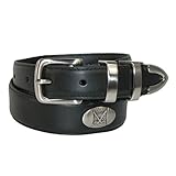 Aquarius Men's Oil Tanned Leather 4 Piece Belt with Golf Choncos