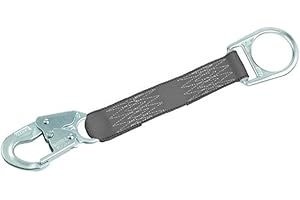 3M 1385000 Protecta PRO D-Ring Extension, 1.5 ft, Grey , Gray