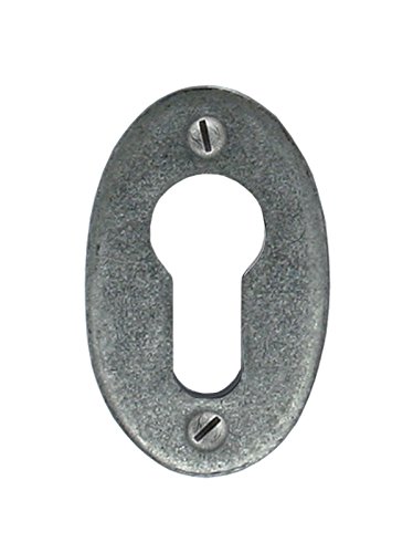 From the Anvil 33706 Oval Euro Escutcheon-Pewter