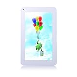 IRULU X1c,7 Inch Android Tablet PC , Google Android 4.2.2 Gingerbread OS , Quad Core,Allwinner A33 Cortex A8 CPU,Dual Cameras,800x480 Resolution,5 Point Capacitive Touch Screen, Netflix,Skype,Angry Bird Games Supported ,8GB Storage (White)