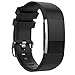 for Fitbit Charge 2 Bands, New Bracelet Strap Replacement Band Wristband with Secure Silicone Fasteners Metal Clasps for Fitbit Charge 2 (No Tracker)