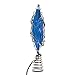 Kurt Adler UL 10-Light LED Silver and Blue Hanukkah Star Shimmer Treetop