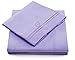 Cosy House Collection Everyday 1500 Series Bed Sheet Set - Ultra Soft & Cool Hotel Bedding - Deep Pocket - Wrinkle, Stain and Fade Resistant - 4 Piece Set (Queen, Lavender)