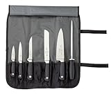Mercer Culinary Genesis 7-Piece Forged Knife Roll Set