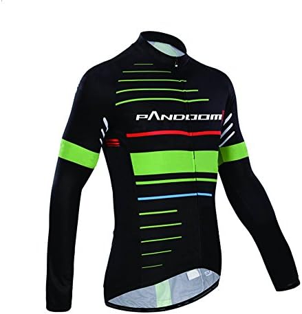 PANDOOM Outdoor Sports Men's Long Sleeve Cycling Jersey Bik Top Wear