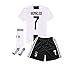 2018-2019 Home C Ronaldo #7 Juventus Kids Or Youth Soccer Jersey & Shorts & Socks White 11-13Years/Size 28