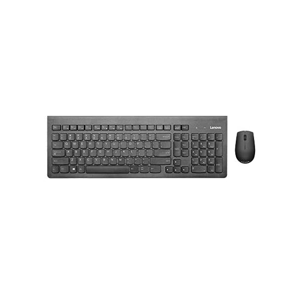 Lenovo 500 Wireless Combo Keyboard & Mouse, Full-Sized Keyboard, 1000 DPI Resolution Mouse, 2.4 GHz Wireless Connection…