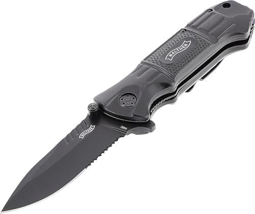 Walther Black Tac Knife - Klappmesser 440C, schwarz