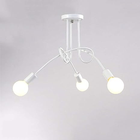 Hines Retro Personality 3 Lights Army Industrial Deck Metal Simple