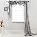 MEMIAS Luxury Window Sheer Elegant Voile Curtain Scarf for Home, Birthday Party, Wedding Decoration, 1 Panel 54