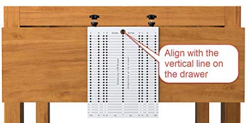 Jig Template for cabinet knobs pulls and handles installation, the SimpleJig - version 2