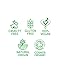 RAWGANIC Refreshing Facial Wipes, Fragrance-free Biodegradable Organic Cotton Wipes with Aloe Vera and Green Tea (25-Count), Packaging May Vary