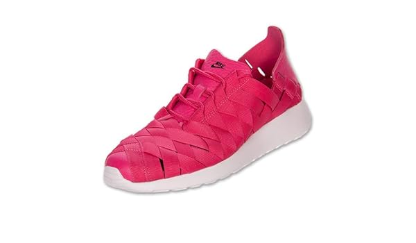 nike roshe run pink and black