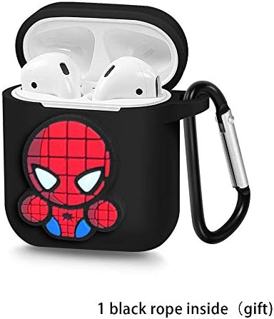 AirPods Case Protective Silicone Cover and Skin Compatible with Apple Airpods Charging Case (Spider Man1)