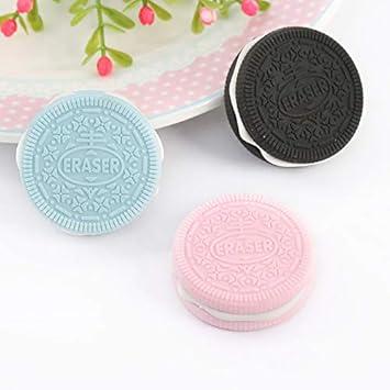 Einfaches Schreiben Zubehor Rosa Netter Radiergummi Schokoladenkuchen Sandwich Keks Modelling School Supplies Radiergummi Dessert Stil Amazon De Burobedarf Schreibwaren
