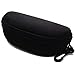 Rimobul Classic Semi-Hard Sunglasses Eyeglasses Zippered Case w/Carabiner Hook- Black