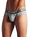 C-IN2 Men's Core Lo No Show Profile Brief, Grey Heather, Large