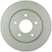 BOSCH 34010900 QuietCast Premium Disc Brake Rotor - Compatible with Select Mazda 3, 3 Sport; REAR - Single