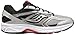 Saucony Men's Cohesion 9 Running Shoe, Silver/Black/Red, 9 M US