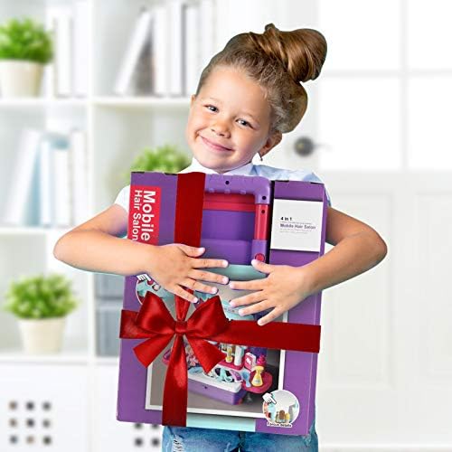 Hair styling set with various equipment on a trolley, priced at $29.95.