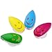 OrangeTag 4 PCS Smile Face Antibacterial Toothbrush Cover Holder with Suction Cup Bath