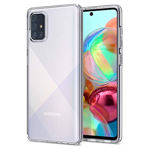 Spigen Liquid Crystal Back Cover Case Designed for Samsung Galaxy A71 - Crystal Clear