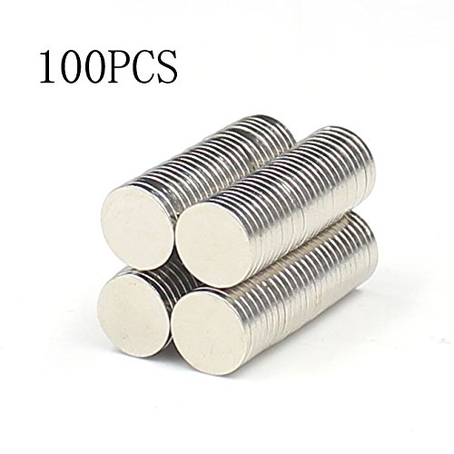 Zicome 100pcs round magnets for fridge, office, dry era…