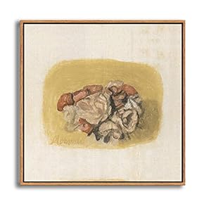Framed Canvas Wall Art Metaphysical Still Life with Triangle by Giorgio Mordian Canvas Prints Home Artwork Decoration for Living Room,Bedroom - 24x24 inches