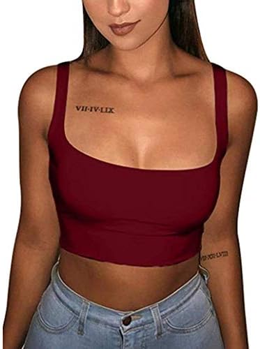 Women's All-Match Spaghetti Strap Crop Top